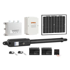 NNEDSZ Automatic Full Solar Power Swing Gate Opener Kit 600KG - Picture 1 of 4