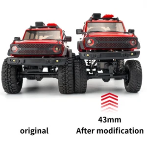 FLYXM 4pz Ammortizzatori 33/38/43mm Ammortizzatore Olio per AXIAL SCX24 1/24 RC Crawlers - Foto 1 di 26