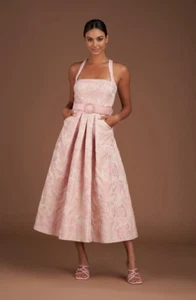 NWT $ 378 Kay Unger Morgana Dress in Pink Mauve size 10 - Picture 1 of 4