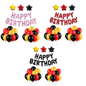 36pcs Disney Mickey Minnie Mouse Birthday Party Balloon Children Kids Decoration - Picture 1 of 4