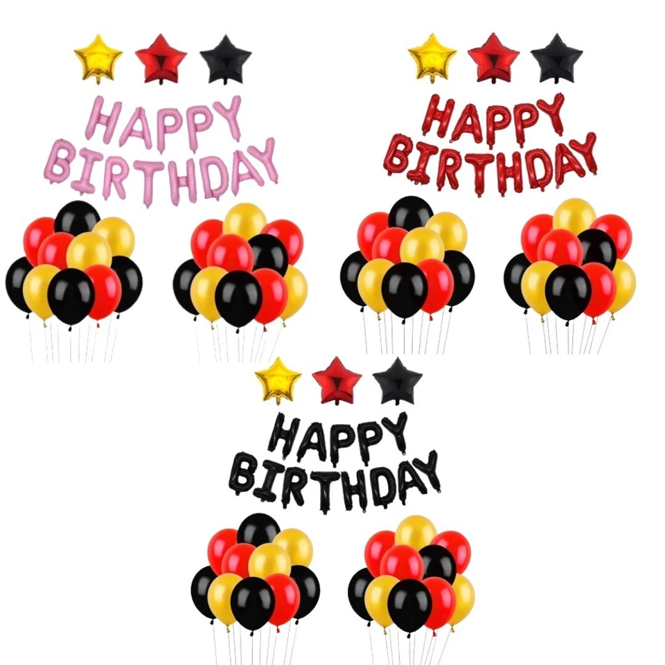 Globo de fiesta de cumpleaños 36 piezas Disney Mickey Minnie Mouse niños niños decoración Foto 1 de 1