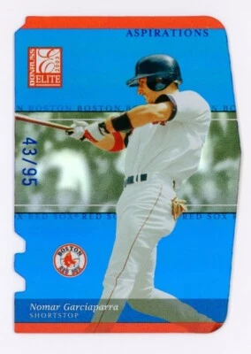 2003 Donruss Elite Aspirations Blue Die-Cut NOMAR GARCIAPARRA  /95 - Image 1 of 2