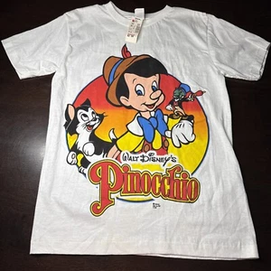 NOS Vintage 80s/90s Single Stitch Pinocchio T Shirt Size Small? Read - Picture 1 of 24