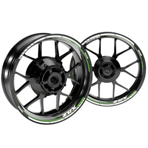 Kawasaki ZRX Felgenaufkleber Saw Premium gtl. Motorrad Felgenrandaufkleber - Picture 1 of 6