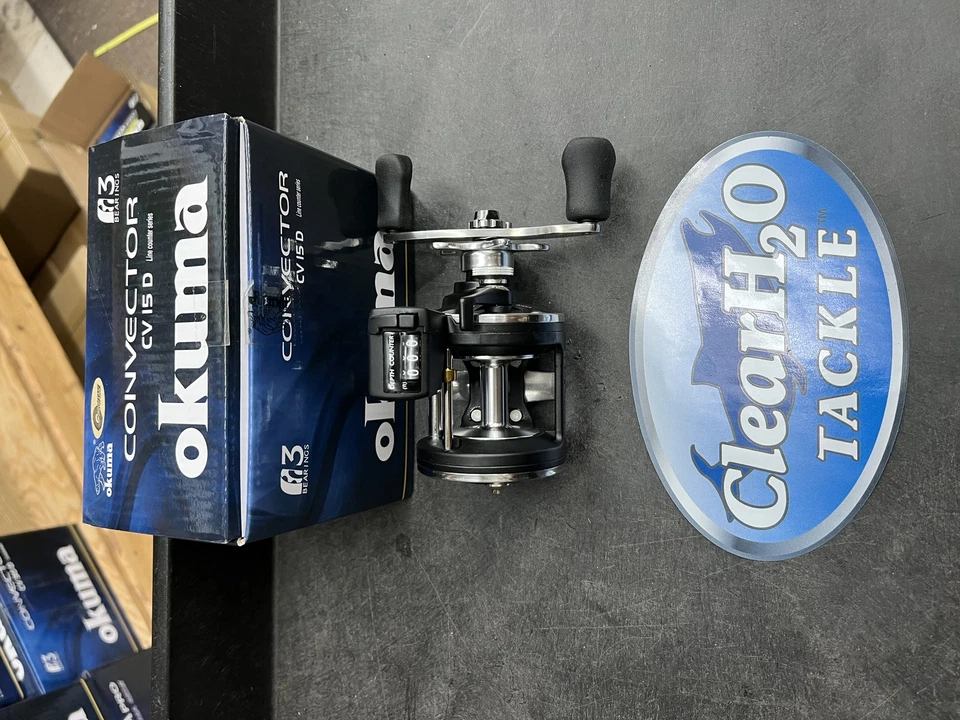 CARRETE DE ARRASTRE CONTADOR LINECOUNTER OKUMA CONVECTOR CV-15D Foto 1 de 1