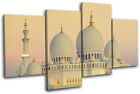 Islam Temple Muslim Architecture Multi Canvas Wall Art Picture Print