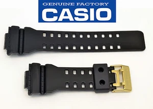 Casio Watch Band G-Shock BLACK Shiny Strap Rubber GA-110GB GD-100GB GAC-100BR - Picture 1 of 6