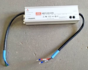 *NEW* Mean Well HEP-240-24A power supply, 24vdc 10amp output - Picture 1 of 2