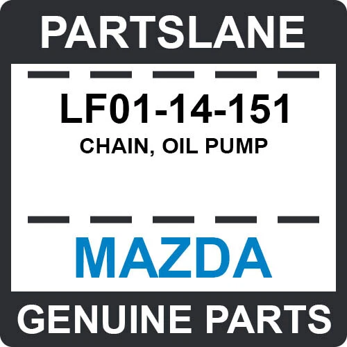 LF01-14-151 Mazda OEM Genuine CHAIN, OIL PUMP — 第 1/1 张图片