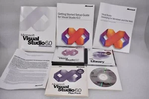 MICROSOFT VISUAL STUDIO 6.0 PROFESSIONAL EDITION VISUAL BASIC, C++,FOXPRO,J++ - Picture 1 of 8