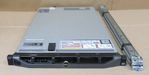 Dell PowerEdge R620 2x 6-Core E5-2620 2GHz 32GB RAM 2 x 600GB HDD 1U Bay Server - Picture 1 of 5