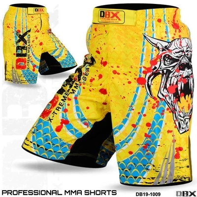 DBXGEAR MMA Muay Thai Grappling Shorts Cage Fighter UFC Kick Boxing Short M to XL