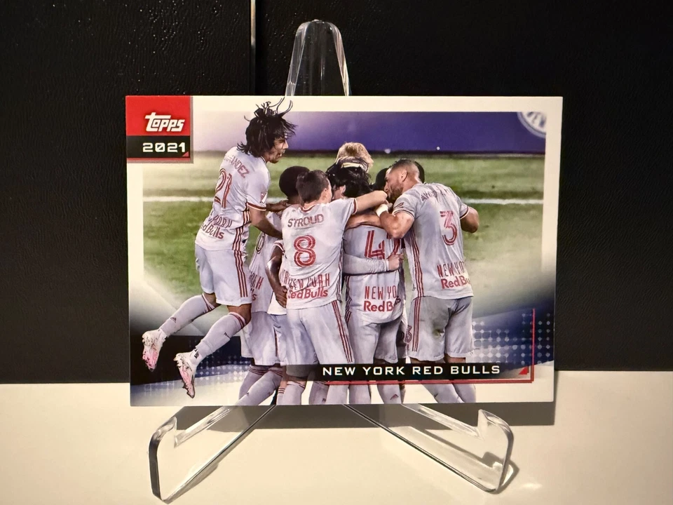 2021 MLS Soccer Topps New York Red Bull #144 Team Card - Image 1 of 1