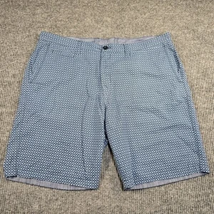 Tommy Bahama Shorts Mens 42 Blue Diamond Reversible Tencell Cotton Chino 42x9 - Picture 1 of 10