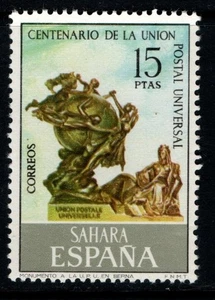 Sáhara Español 1974 15p UPU Unión Postal Universal Centenario SG311 MNH - Imagen 1 de 1