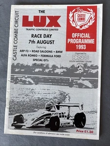 Race Programme 8 August 1993 Castle Combe Saloons Formula Ford Sports GT A5 - Picture 1 of 1