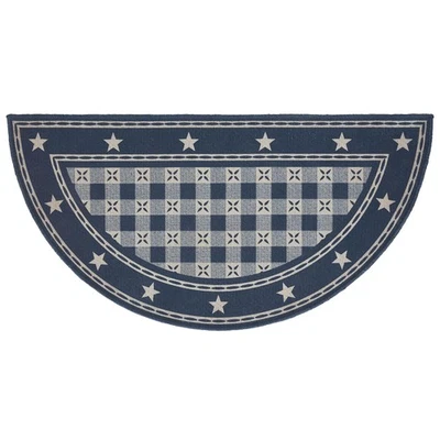 My Country Indoor Rug Half Circle 16.5x33, Polyester Area Rug, Accent Rug, Fl... - Image 1 of 3