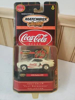 Matchbox Coca Cola Play Refreshed 1970 Pontiac GTO New in Original Sealed Box - Image 1 of 4