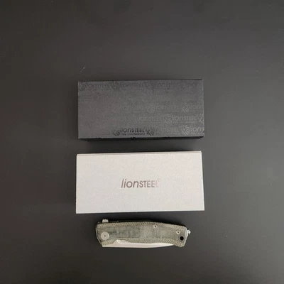 LionSteel Myto -  MT01 CVB - Black Micarta and Titanium - M390  - Image 1 of 4