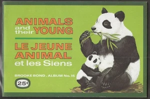 BROOKE BOND (TEA)-EMPTY ALBUM (CANADA)- ANIMALS & THEIR YOUNG - Picture 1 of 2