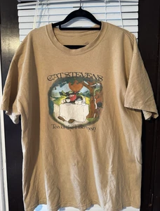 T-shirt CAT STEVENS Tea For The Tillerman Sand 100% cotone unisex GE170 - Foto 1 di 3