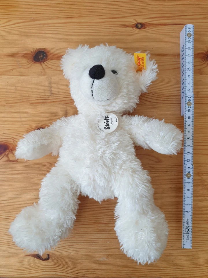 original Steiff Teddy Lotte mit Knopf im Ohr 28 cm absolut neuwertig unbespielt - Bild 1 von 4