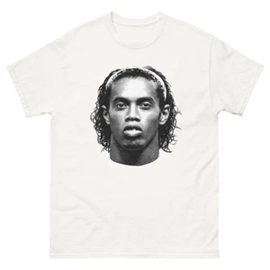 Camiseta Ronaldinho Fútbol Leyenda Gráfica Camiseta Unisex S-5XL Fútbol Regalo - Imagen 1 de 4