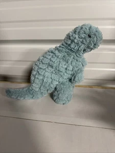 Manhattan Spielzeug 9 Zoll Little Jurassics knabbern blau T Rex Dinosaurier Plüschtier Lovey Toy - Bild 1 von 6