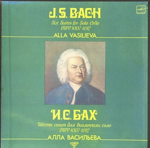 3LP Box BACH 6 Solo Cello Suites ALLA VASILIEVA Melodiya C10-20923 1983/84 Rec. - Imagen 1 de 3