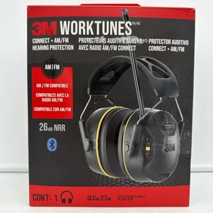 3M WorkTunes Connect + 26 dB AM/FM Wireless  Earmuffs 90572-DC - NEW, OPEN BOX!! - Picture 1 of 6