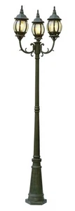 Trans Globe Lighting 4090 Three Light Up Lighting Outdoor Post - Rust - Picture 1 of 2