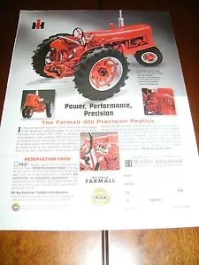 ERTL INTERNATIONAL COSVESTER FARMALL 400 ANUNCIO ORIGINAL 2001 - Imagen 1 de 1