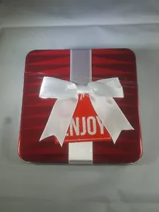 Porta Gift Card - Latta Metallo - Confezione da 2 Qualsiasi Occasione (Scatola Rossa con Fiocco Bianco) - Foto 1 di 8