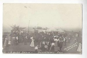 1910 - A Side Show - Uniontown, Kansas RPPC - Imagen 1 de 2