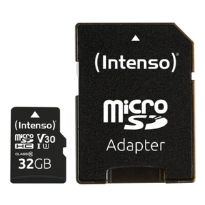 Intenso Micro SDHC Karte 32GB UHS-I U3 4K professional 100 MB/s V30 Cl. 10 bulk - Bild 1 von 1