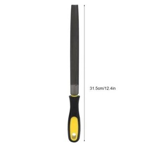 8in Half-round Middle Teeth File Rasp With Handle Sharpening Tool For Metal - Picture 1 of 6
