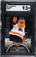 2021-22 Upper Deck C411 Gritty BLACK Canvas SGC 9.5