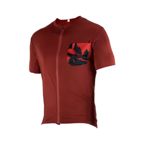 Leatt Trail 3.0 Short Sleeve MTB Jersey - Lava - 2023 - Picture 1 of 5