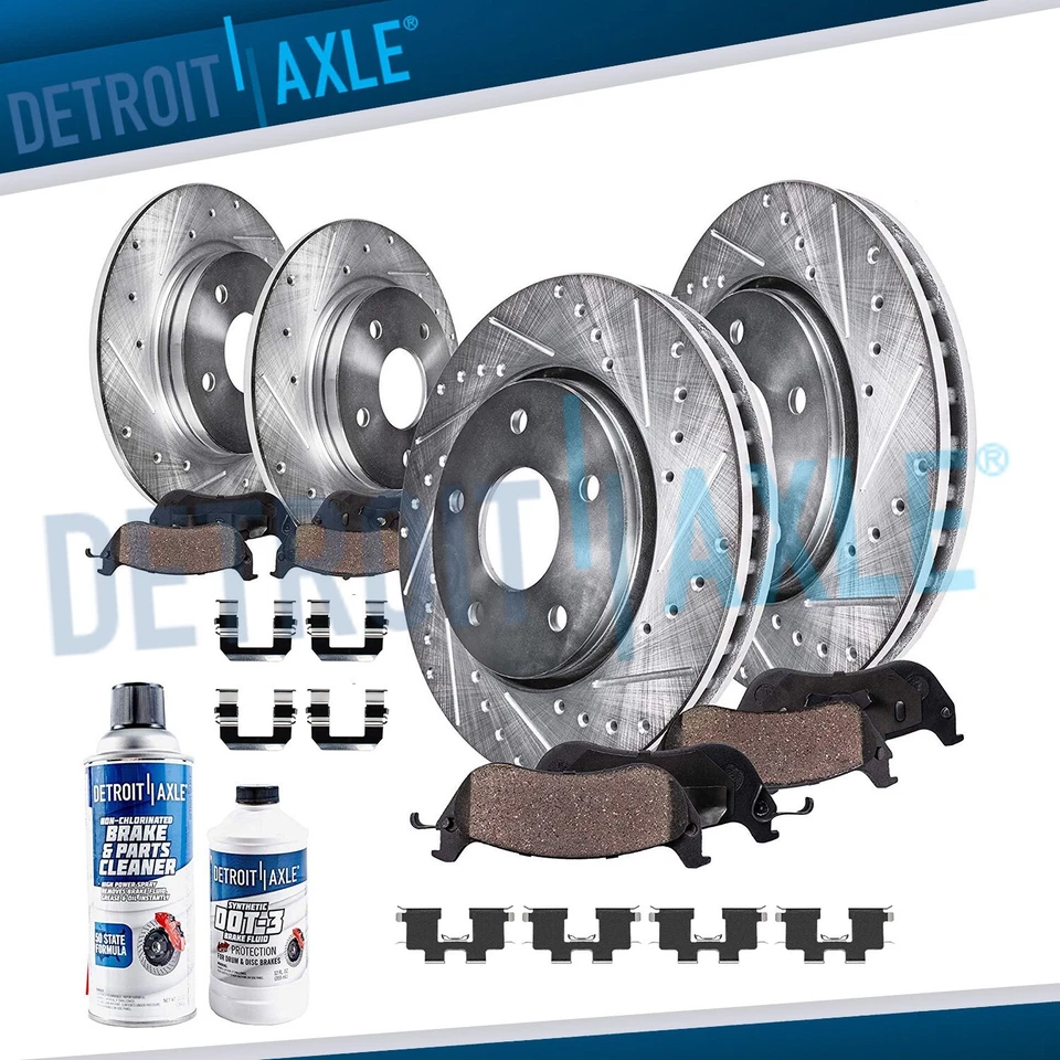 Pastillas de freno delanteras traseras perforadas para Optima Kia Magentis Sonata 2007 2008 Foto 1 de 4