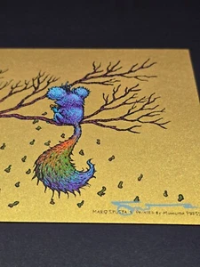 Marq Spusta One on a Bare Branch - Signed Gold Fleck Edition Art Print Vinyl - Picture 1 of 8