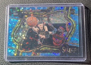 2022-23 Panini Select Walker Kessler RC Numbered 37/99 Blue Disco Prizm #276