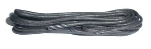 Strong Long Lasting Dark Brown Fine Waxed Shoe Laces Boot Laces 60cm-140cm - Picture 1 of 2