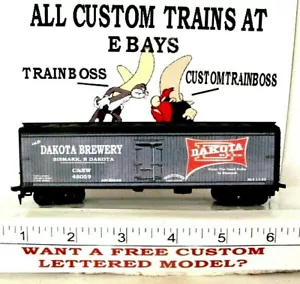 HO SCALE CUSTOM LETTERED OLD DAKOTA BREWING BEER REEFER ALSO AVAIL IN O 🍺🍺🍺🍺 - Picture 1 of 15