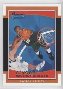 2002-03 Bowman Signature Antoine Walker #SE-AW - Picture 1 of 3