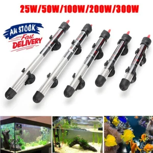 25W-300W Aquarium Submersible Heater Fish Tank Auto Water Thermostat Rod - Picture 1 of 17