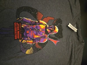Star Wars 1st The Mandalorian Celebration Chicago LARGE T-Shirt Promotional 2019 - Picture 1 of 1