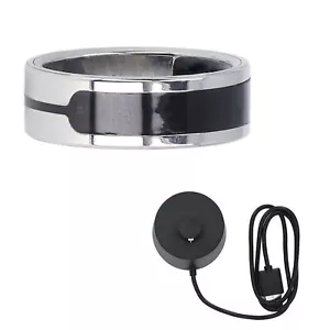Smart Ring Health Tracker Waterproof Sleep Tracker With Charging Base Body T Kit - Foto 1 di 33