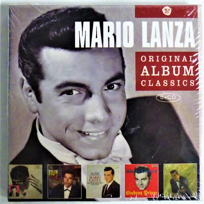 MARIO LANZA Original Album Classics CD Set/5 Original Albums, NEW! SEALED! - Image 1 of 2