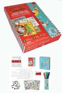 Pegatinas de colores artesanales de Totally Santa Kids crea tus propias 15 postales de Navidad - Imagen 1 de 5