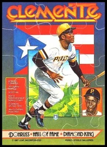 1987 Donruss Opening Day Mini Puzzle #NNO Roberto Clemente Pittsburgh Pirates - Picture 1 of 2